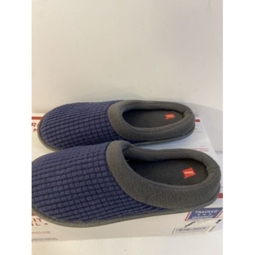 Hanes Men’s Memory Foam Wembley Slippers Size MEDIUM‎ 8-9